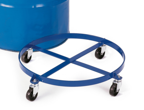 Rollcart Chariot à tambour avec zone de chargement ouverte,pour 1 fût de 200 litres  L