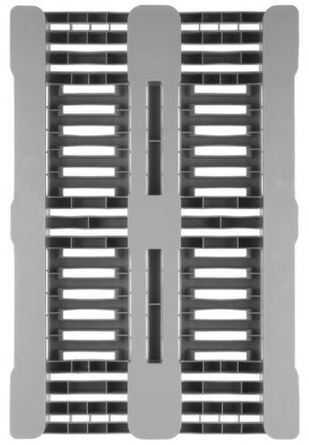 Palette hygiénique EURO H1 avec bord, polyéthylène haute pression, longueur x largeur 1200 x 800 mm  L