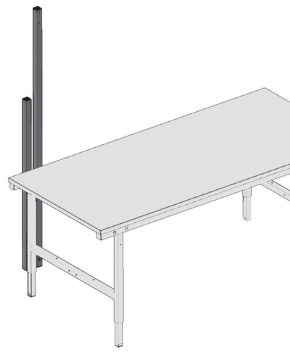 Rocholz Rack pour table d'emballage, hauteur 1170 mm  L