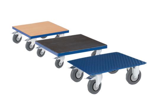 Rollcart Chariot à bac avec plateforme fermée  L