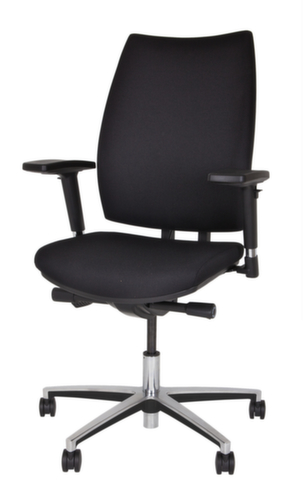 Bisley Fauteuil de bureau pivotant Upscale avec accoudoirs 4D, noir  L