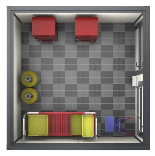 Cabine modulaire SmartUnit en différents modules  L