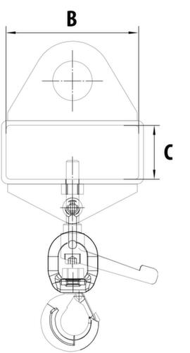 Bauer Crochet porte-charge avec 2 fourreaux de fourche  L