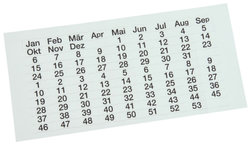 EICHNER Feuille autocollante pour tableau de planification  L