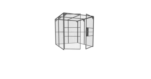 TROAX Serrure cylindrique CE pour caisse de stockage  L