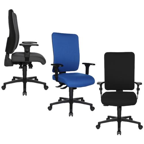 Topstar Chaise de bureau pivotant Open X (P) avec dossier capitonné laminé  L