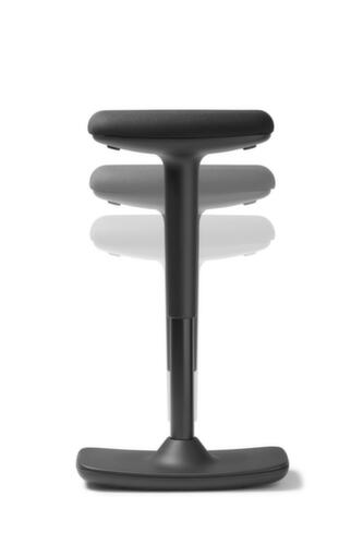 Dauphin Tabouret pivotant to-swift avec mécanisme de bascule, assise noir  L