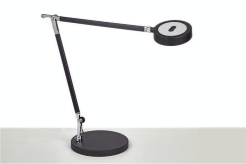 MAUL lampe de bureau à DEL avec variateur MAULgrace colour vario, lumière blanc lumière du jour à blanc chaud, argent  L