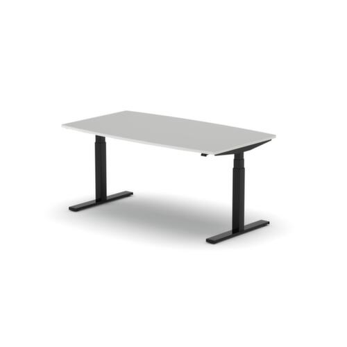 Nowy Styl Table de conférence hauteur réglable électriquement eModel 3.0, largeur x profondeur 1600 x 800 mm, panneau MP Platinum