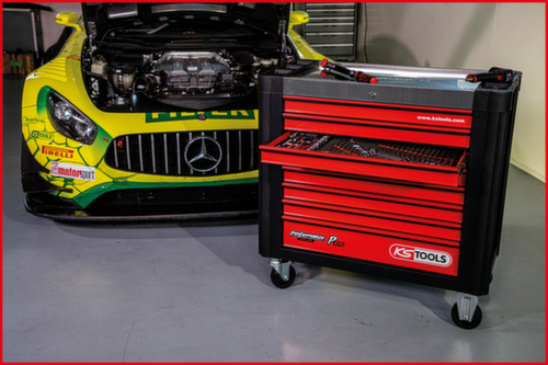 KS Tools Performanceplus workshop trolley set P25 with 660 tools for 8 drawers  L