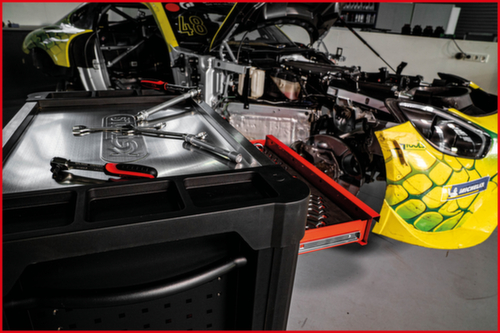 KS Tools Performanceplus workshop trolley set P25 with 660 tools for 8 drawers  L