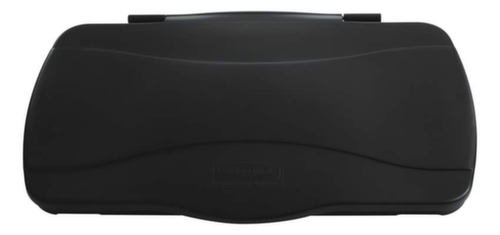 Rubbermaid Couvercle à charnière Slim Jim® pour collecteur de recyclage, noir  L