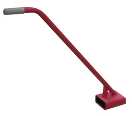 Bauer Lève-bras de fourche, RAL3000 rouge vif, pour section de dent hauteur x largeur 55 x 145 mm