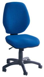 Siège de bureau pivotant avec capitonnage confort, bleu