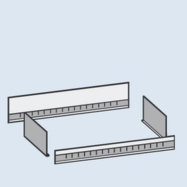 hofe Auge de matières en vrac pour rayonnage sans boulons