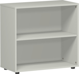 Gera Rayonnage de bureau Milano, largeur 800 mm, 2 HC, gris clair