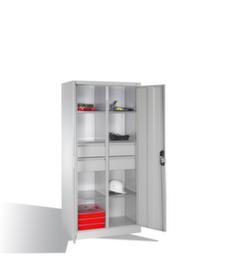 C+P Armoire modulable ERGO gris clair, largeur 930 mm