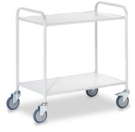 Rollcart Chariot de bureau, force 100 kg, 2 plateaux