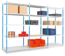 Manorga Rayonnage sans boulons avec charge max. par tablette 233 kg