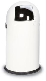 Poubelle « Push », 22 l, blanc