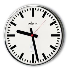 PEWETA Horloge murale industrielle Ø 300 mm, avec cadran à traits, Ø 300 mm