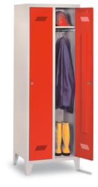 PAVOY Armoire vestiaire Basis avec 2 compartiments, largeur de compartiment 300 mm