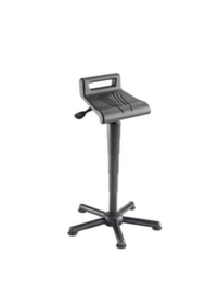 meychair Siège assis-debout Assistent Futura AF9, hauteur d’assise 590 - 875 mm, piètement RAL9005 noir foncé