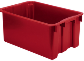 Bac gerbable emboîtable, rouge, capacité 60 l