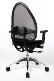 Topstar Siège de bureau pivotant Open Base + Art OPEN BASE 10 avec articulation Body-Balance-Tec®, Dossier maille, noir