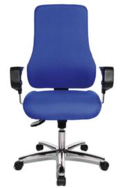 Topstar Siège de bureau pivotant Sitness 55 avec articulation Body-Balance-Tec®, bleu royal