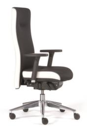 ROVO-CHAIR Siège de bureau pivotant ROVO XP 4020 EB 2-04 avec mécanisme Ergo-Balance, noir/blanc