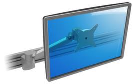 Bras de moniteur réglable en hauteur et en profondeur ViewLite Plus pour montage sur rail