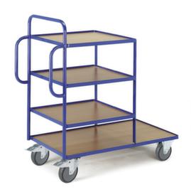 Rollcart Desserte de rangement, force 250 kg, 4 plateaux