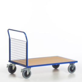 Rollcart Wagon à parois de bout de grille, force 500 kg, plateau longueur x largeur 1000 x 600 mm