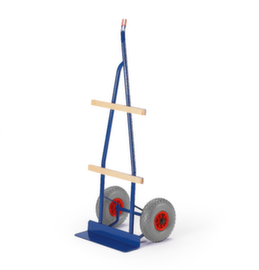 Rollcart Camion à plaques avec revêtement en feutre, force 250 kg, TPE bandage