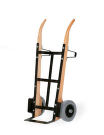 Rollcart diable de manutention en bois, force 250 kg, TPE bandage