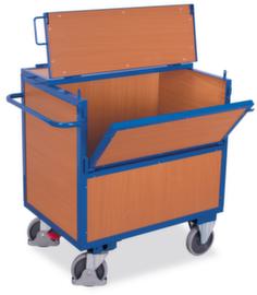 VARIOfit Chariot conteneur en bois 970x670 mm