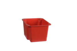 Bac gerbable emboîtable, rouge, capacité 6 l