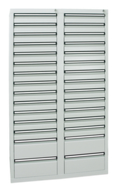 stumpf Armoire à tiroirs ST 410, 30 tiroir(s), RAL7035 gris clair/RAL7035 gris clair