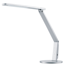 Hansa Lampe de table à DEL Vario Plus, lumière blanc froid à blanc chaud, argent