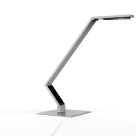 Luctra Lampe de bureau à DEL Linear Table Base avec lumière biologiquement active, lumière lumière blanc froid à blanc chaud biologiquement active, blanc