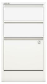 Bisley Armoire pour dossiers suspendus Home Filer, 1 extensions, blanc signalisation/blanc signalisation