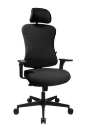 Topstar Siège de bureau pivotant Art Comfort avec appui-tête, noir