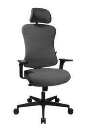 Topstar Siège de bureau pivotant Art Comfort avec appui-tête, anthracite