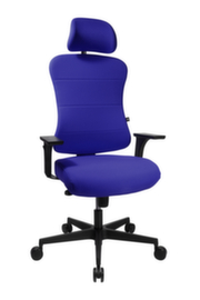 Topstar Siège de bureau pivotant Art Comfort avec appui-tête, bleu royal