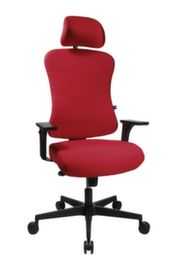 Topstar Siège de bureau pivotant Art Comfort avec appui-tête, rouge