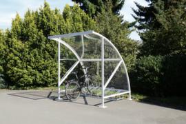 WSM Abri à cycles voûté, largeur x profondeur 2090 x 2180 mm