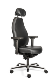 Siège de bureau pivotant Therapod X HR avec technologie Therapod® Sense Fit, noir