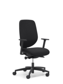 Giroflex Siège de bureau pivotant 353 avec mécanique Automatic-Move, noir