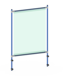 fetra Paroi de protection hygiénique pour servante d'atelier, hauteur x largeur 1410 x 916 mm